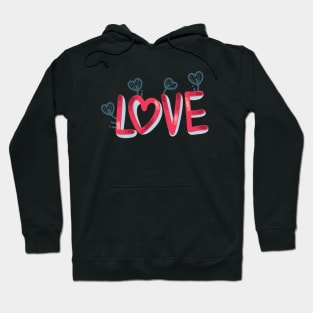 Love - Handwritten Digital Graphics GC-096 Hoodie